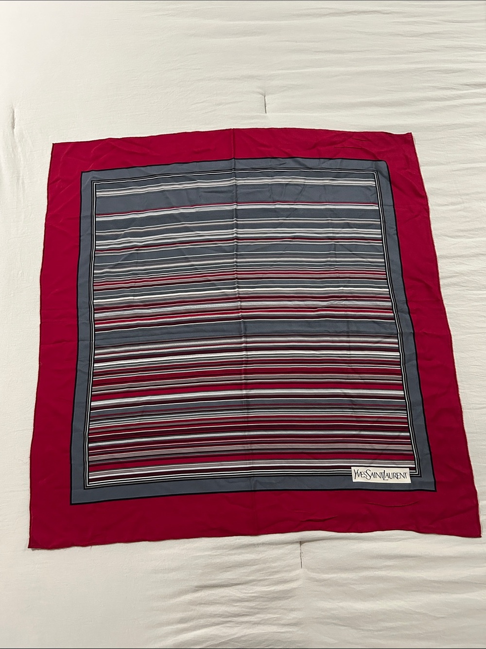 Yves Saint Laurent Silk Scarf EVC